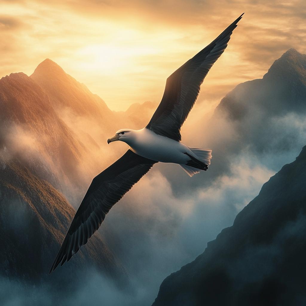 Albatross Over Mountains