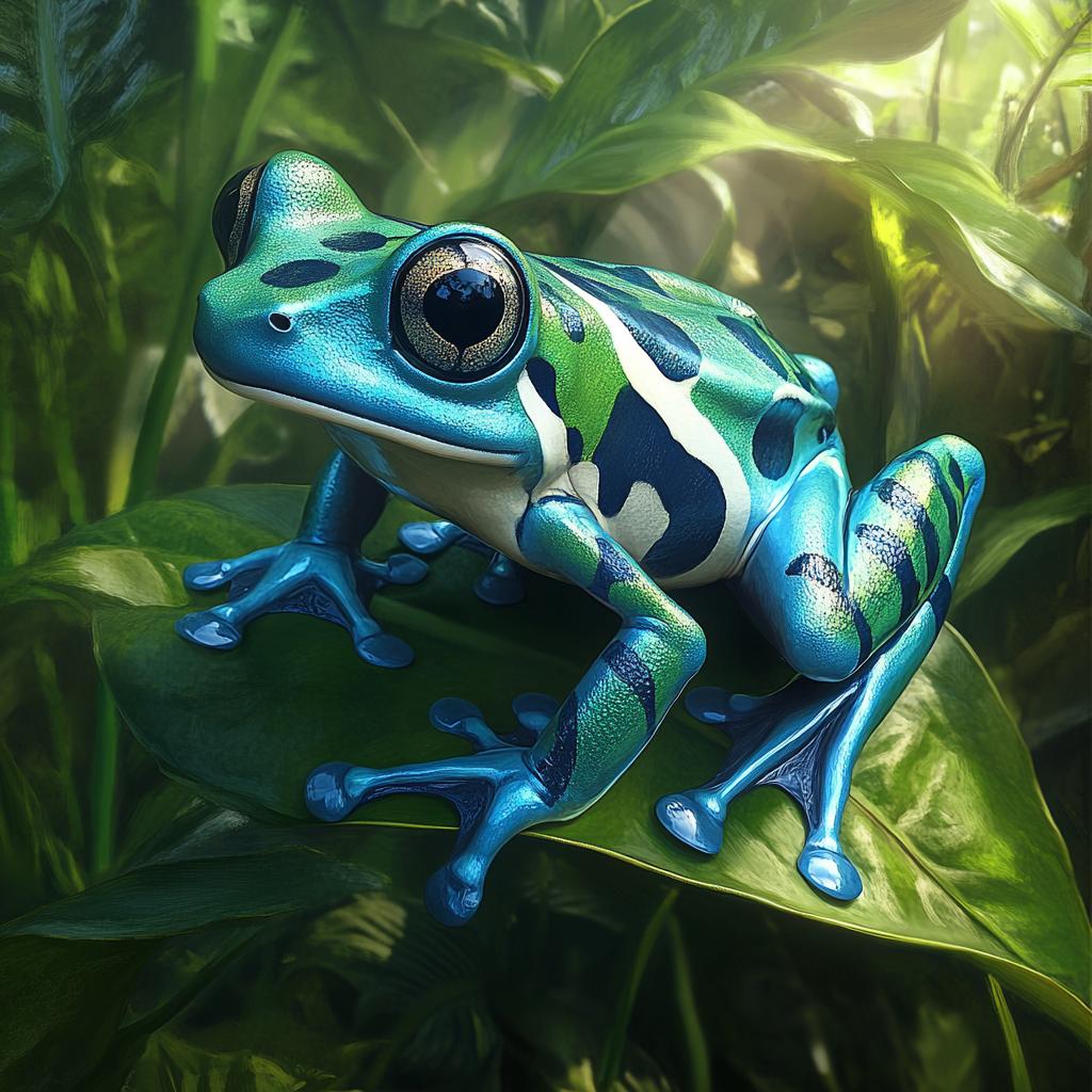 Amazon Milk Frog Close-Up