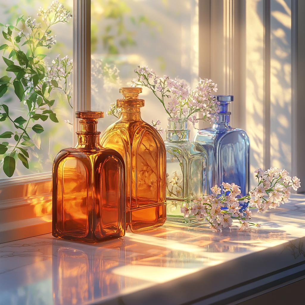 Still Life with Bottles and Flowers