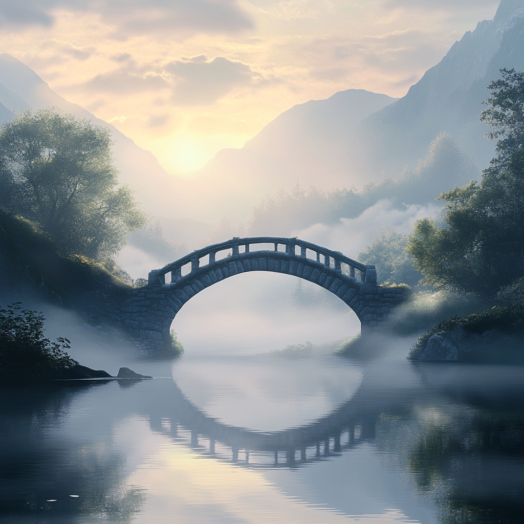 Bridge over Misty Mountain River