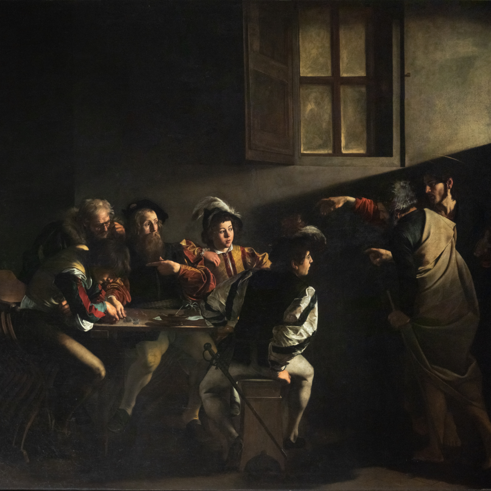 The Calling of Saint Matthew by Caravaggio