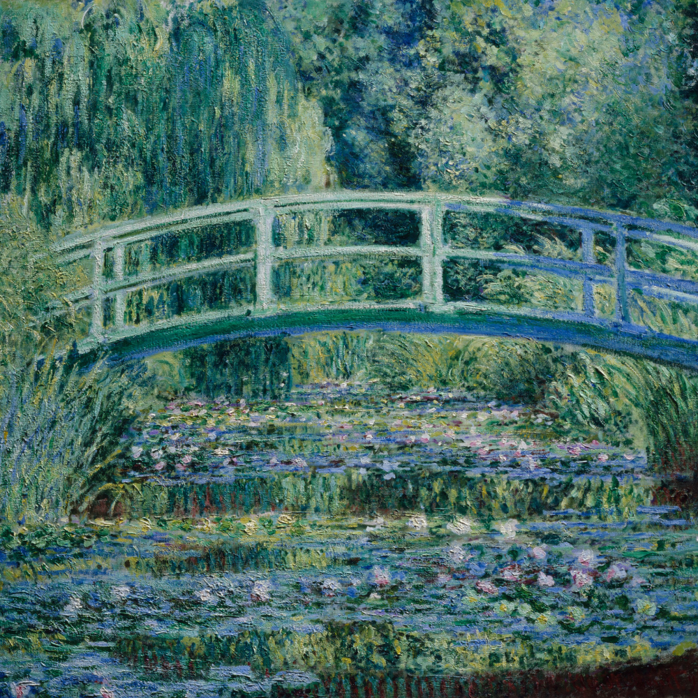 The Japanese Bridge by Claude Monet