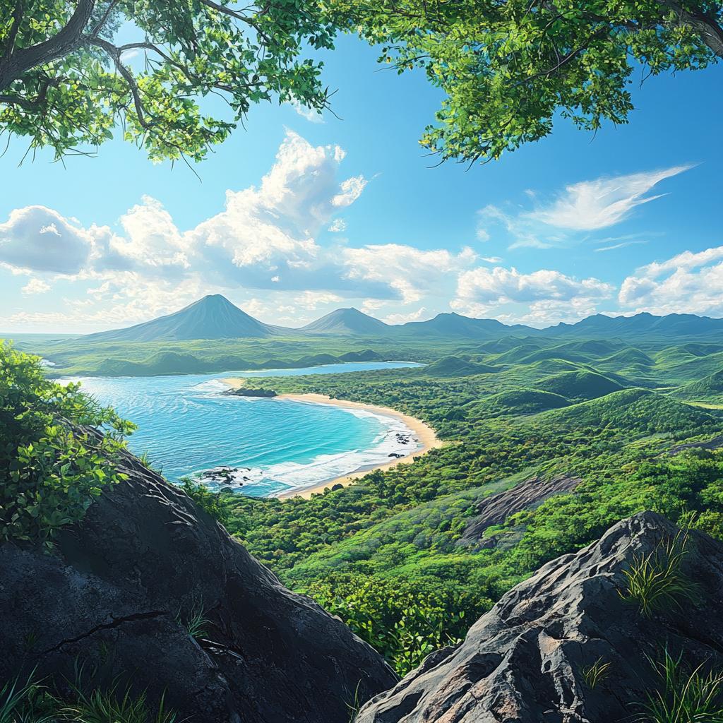 Galapagos Island Seaside View