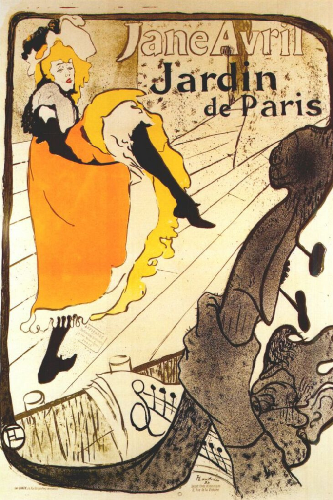 Jane Avril by Henri Toulouse-Lautrec