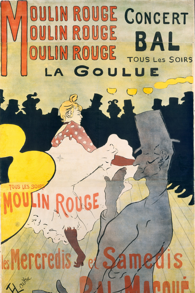 La Goulue by Henri Toulouse-Lautrec