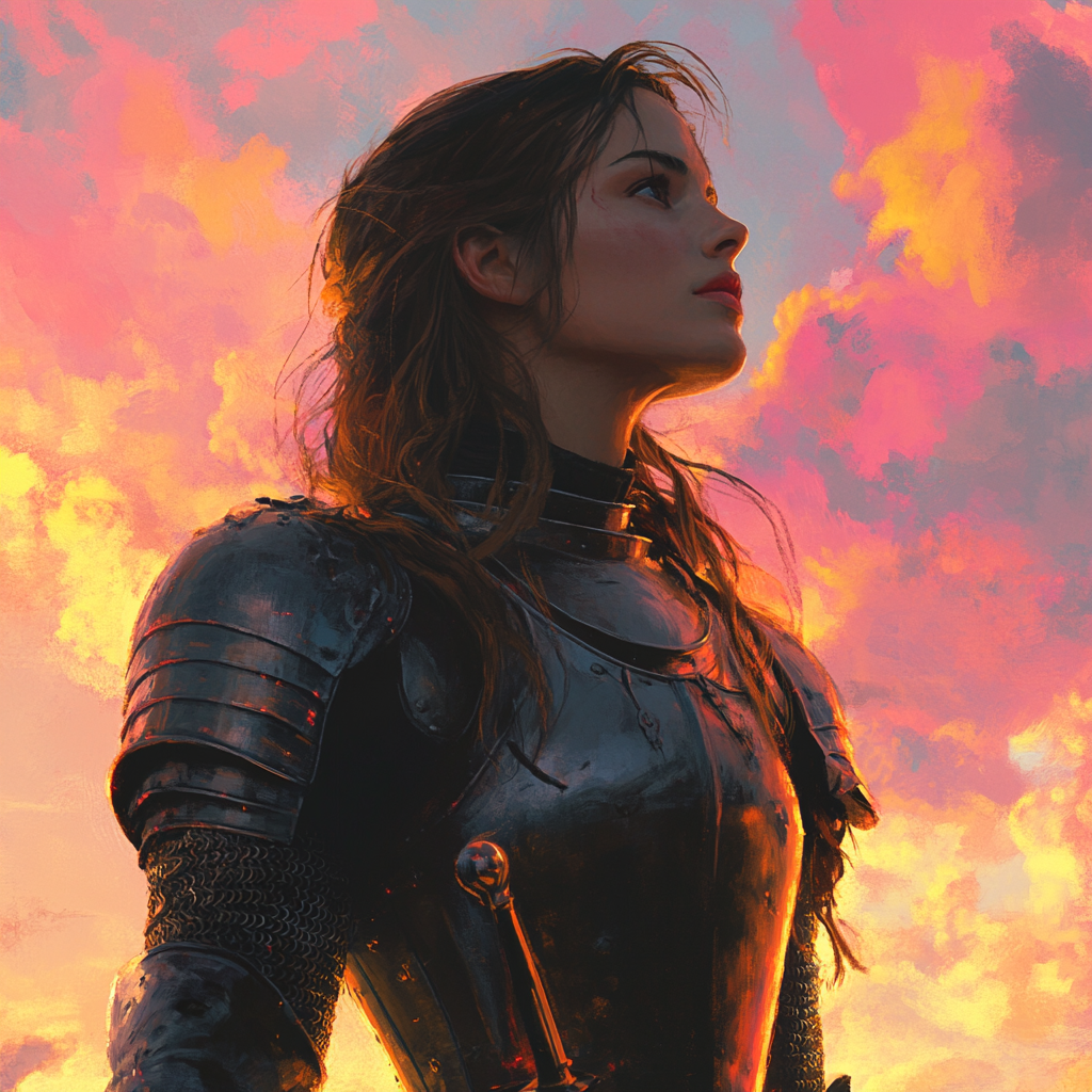 Joan of Arc Shining in Morning Light