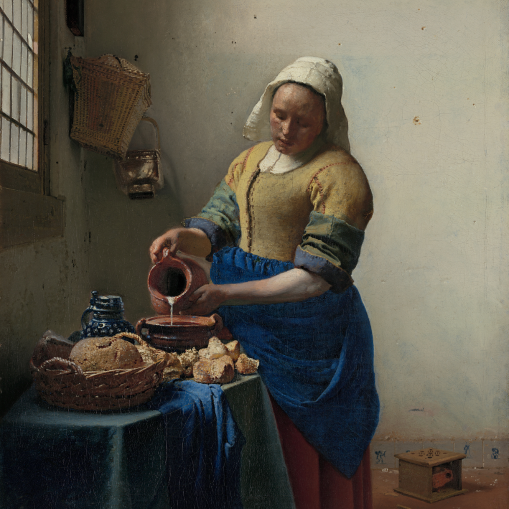 The Milkmaid by Johannes Vermeer