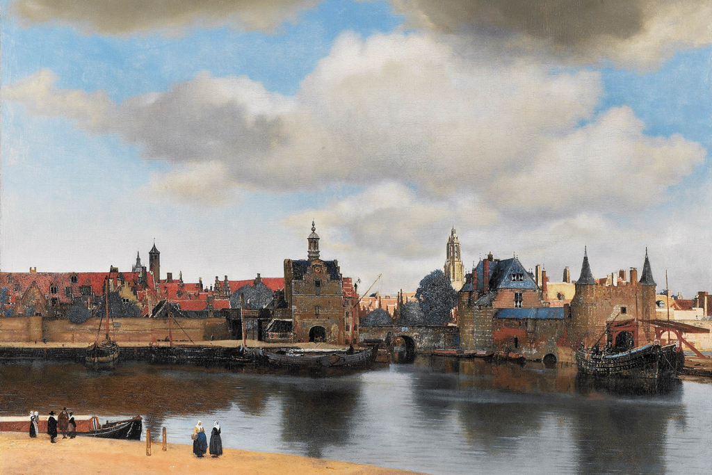 View of Delft by Johannes Vermeer