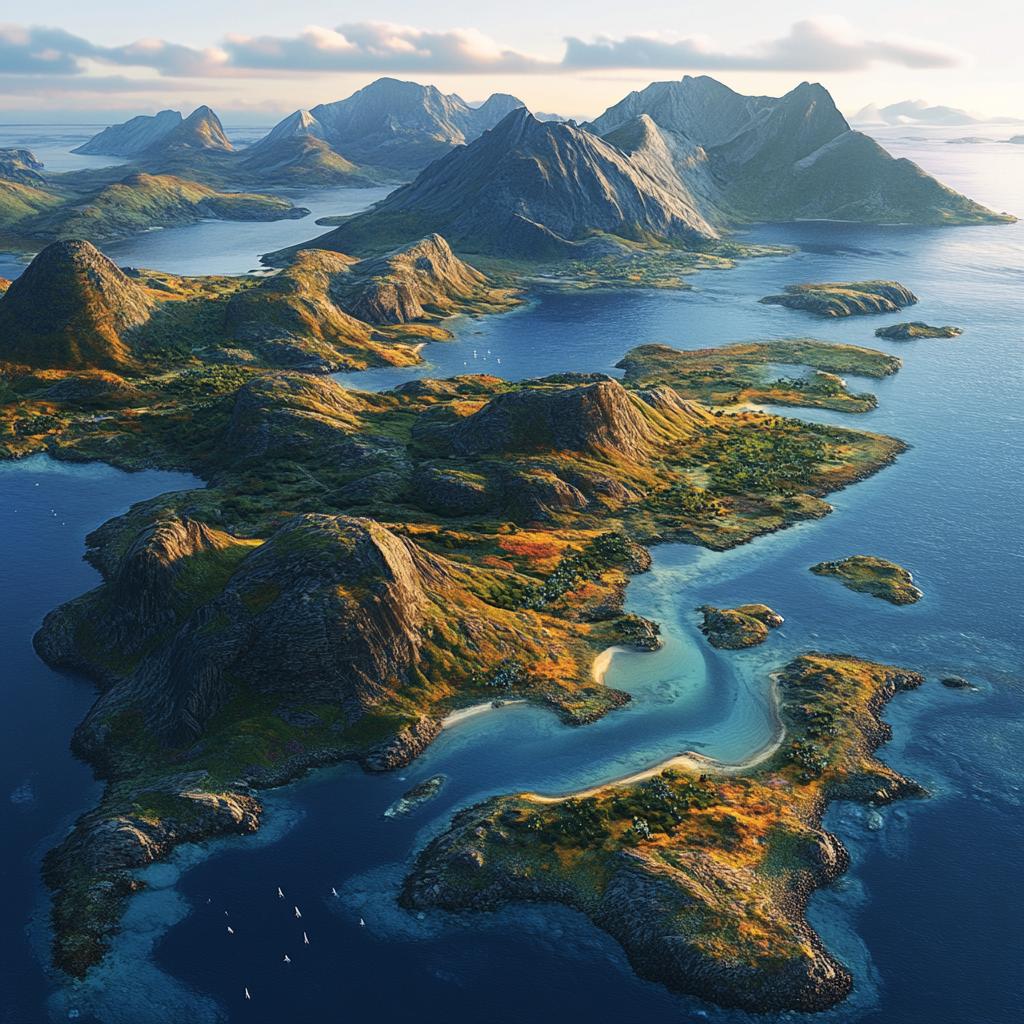 Lofoten Islands View from Space