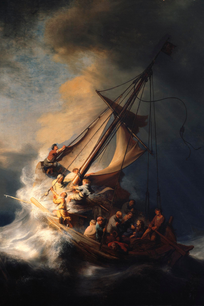 The Storm on the Sea of Galilee by Rembrandt