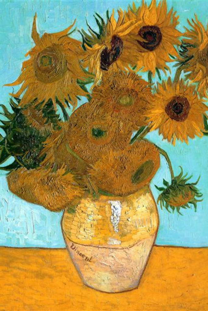 Vase with Twelve Sunflowers by Vincent van Gogh